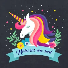 Unicorns are real dúhový