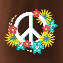 Peace symbol abstraktný