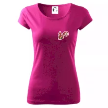 Folklór na prsníku veverička