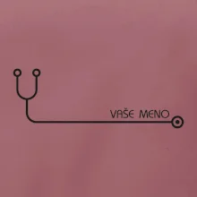 Doktor a sestrička - stetoskop s menom