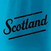 Scotland Vintage nápis Scotland Vintage nápis