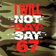 Červený - I Will Not Say SAY 67