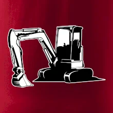 Bager bez nápisu čiernobiely