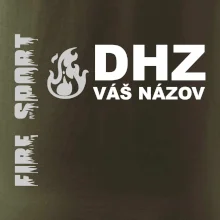 DHZ REFLEXNÉ (oheň, firesport, názov zboru - vlastný nápis)