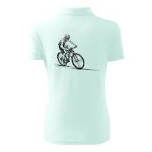 MTB kreslený cyklista