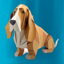 Baset zlepený z papiera