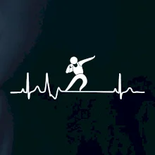 EKG vrh guľou EKG vrh guľou