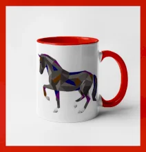 Kôň geometria farebný