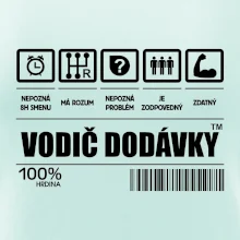 Čiarový kód - Vodič dodávky Čiarový kód - Vodič dodávky