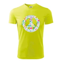 Peace and love symbol