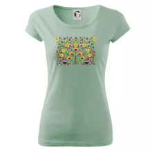 Folklór - farebne kvetiny obdĺžnik