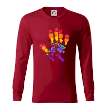 LGBT hand print