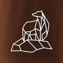 Geometria ľadový medveď na ľade