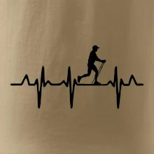 EKG nordic walking muž