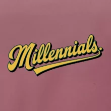 Generace Y - Millennials žlutý nápis