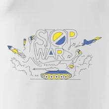 Stop war - Ukrajinské farby Stop war - Ukrajinské farby