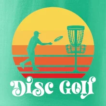 Disc golf postava vintage Disc golf postava vintage