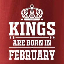 Kings are born in February