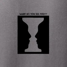 What do you see first? Pohár - Tváre