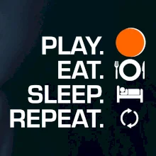Hokejbal - Play eat sleep repeat
