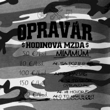 Hodinová mzda - opravár