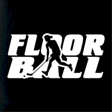 Floorball nápis rovný