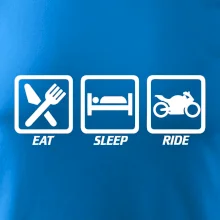 Eat sleep ride - cesta
