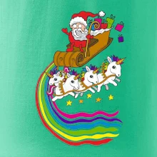 Santa a jednorožce (Pecka design)