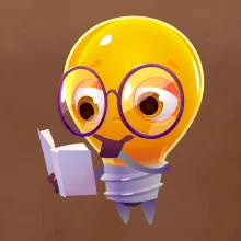 Žiarovka premýšľa nad knihou