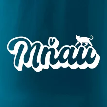 Mňau nápis
