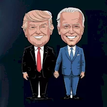 Trump a Biden - veľký kamaráti