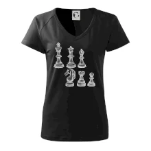 Šachové figúrky kreslené