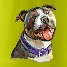Americký stafordšírsky teriér kreslený