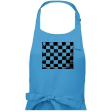 Šachovnica čierna kreslená