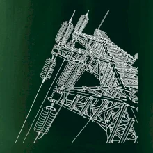 Nákres stožiara vysokého napätia