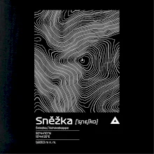 Snežka - vrstevnice v obdĺžniku