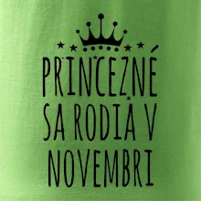 Princezné sa rodia v novembri