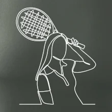 Tenistka jedným ťahom