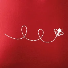 Dráha letu včely - slučka Dráha letu včely - slučka