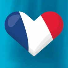 Francúzska vlajka srdca