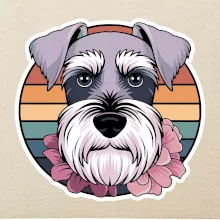 Bradáč - sučka a kvety