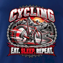 Bicykel medzi horami eat sleep repeat
