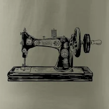 Šijací stroj - starý kreslený