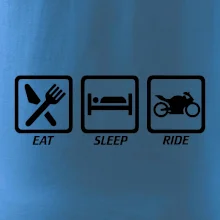 Eat sleep ride - cesta