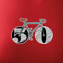 Narodeniny 50 rokov na bicykli
