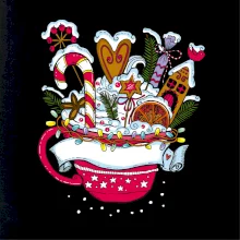 Vianočný Punč - hrnček (Pecka design)