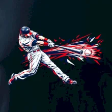 Baseballový odpal v rychlosti