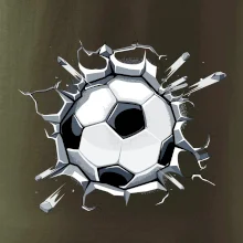 Futbalová lopta v triku Futbalová lopta v triku