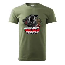 Paintballová maska – Respawn, Reload, Repeat