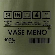 Vaše meno - čiarový kód